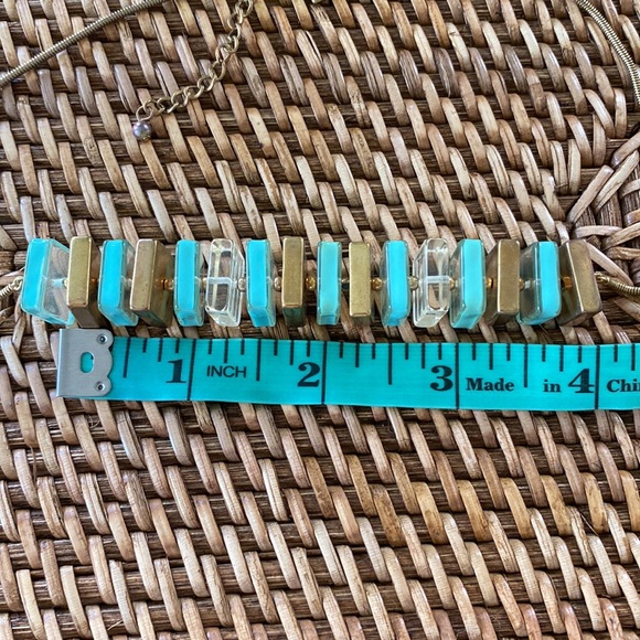 Kate Spade Turquoise and Gold Necklace - Picture 5 of 6